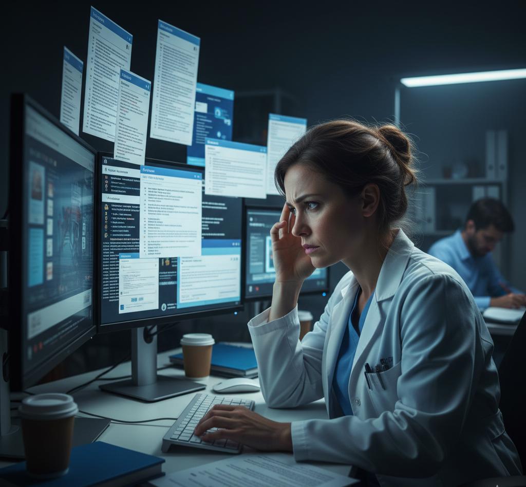 Clinician overwhelmed while searching medical literature
